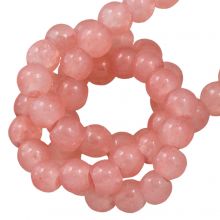 Crackle Glass Beads (4 mm) Flamingo (220 pcs)