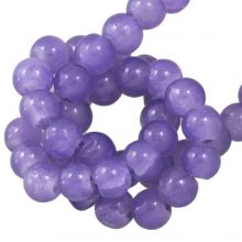 Crackle Glass Beads (4 mm) Violet (220 pcs)