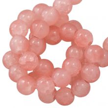 Crackle Glass Beads (6 mm) Flamingo (140 pcs)