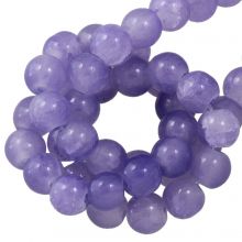 Crackle Glass Beads (6 mm) Violet (140 pcs)