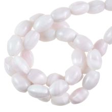 Glass Beads Monalisa (7 x 4.5 mm) Soft Pastel Pink (32 pcs)
