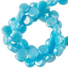 Glass Beads Disc (5 x 2 mm) Sky Blue (80 pcs)