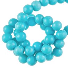 Glass Beads Mat (6 mm) Sky Blue (75 pcs)