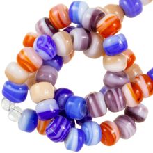 Bead Mix - Glass Beads (6 - 8 x 4 - 5 mm) Cosmic (75 pcs)