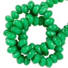 Bead Mix - Glass Beads (6 x 4 mm) Grass Green (280 pcs)