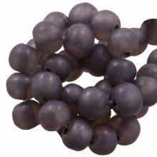 Resin Beads Mat (8 - 9 mm) Grape (20 pcs)