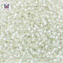 Miyuki Delica Beads (11/0) Silver Lined Pale Moss Green (2.8 Grams)