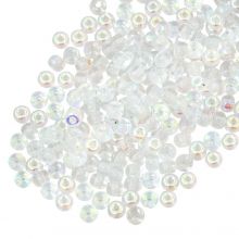Czech Seed beads (3 mm) Centered Transparent AB (15 Gram)
