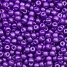 Czech Seed Beads (4 mm) Prism Violet Pearlshine Mat (15 Gram)