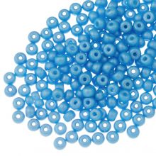 Czech Seed beads (3 mm) Ibiza Blue Pearlshine (15 Gram)