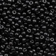 Czech Seed beads (2 mm) Black (10 Gram)