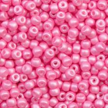 Czech Seed beads (3 mm) Aurora Pink Pearlshine Mat (15 Gram)