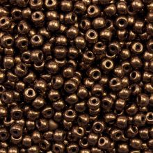 Czech Seed beads (3 mm) Shine Copper (25 Gram)
