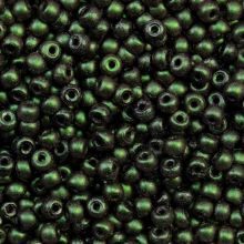 Czech Seed beads (3 mm) Dark Green (25 Gram)