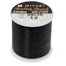 Miyuki Thread (50 meters) Black