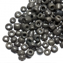 Seed beads (3 mm) Grey Taupe (50 grams)