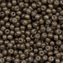 Czech Seed Beads (3 mm) Moss Brown (15 Gram)