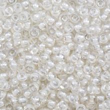 Czech Seed Beads (4 mm) White Alyssum (15 Gram)