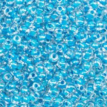 Czech Seed Beads (4 mm) Blue Topaz (15 Gram)