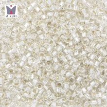 Miyuki Delica Beads (11/0) Silver Lined Crystal (2.8 Grams)