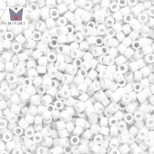 Miyuki Delica Beads (11/0) Opaque Chalk White (2.8 Grams)