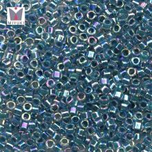 Miyuki Delica Beads (11/0) Marine Blue Lined Crystal AB (2.8 Grams)