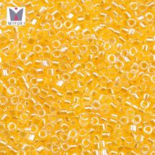 Miyuki Delica Beads (11/0) Lined Crystal Yellow Luster (2.8 Grams)