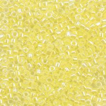 Miyuki Delica Beads (11/0) Lined Crystal Pale Yellow Luster (2.8 Grams)