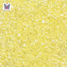 Miyuki Delica Beads (11/0) Lined Crystal Pale Yellow Luster (2.8 Grams)