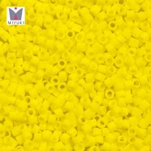 Miyuki Delica Beads (11/0) Opaque Yellow Matted (2.8 Grams)