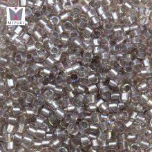 Miyuki Delica Beads (11/0) Sparkling Pewter Lined Crystal AB (2.8 Grams)