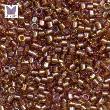 Miyuki Delica Beads (11/0) Sparkling Beige Lined Amethyst AB (2.8 Grams)