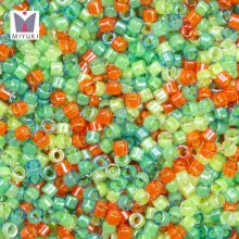Miyuki Delica Beads (11/0) Luminous Green Mix (2.8 Grams)
