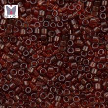 Miyuki Delica Beads (11/0) Transparent Dark Cranberry (2.8 Grams)