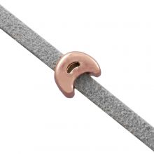 Slider (hole size 3 x 2 mm) Rose Gold (10 pieces)