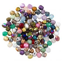 Bead Mix - Glass Beads (4 mm) Mix Color (10 gram)
