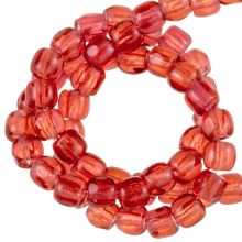 Czech Fire Polished Faceted Beads (2.5 mm) Aurora Red (50 pcs)