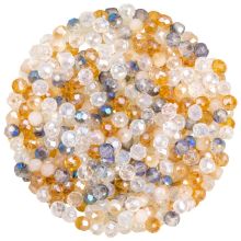 Faceted Rondelle Beads (4 x 3 mm) PeachPuff (400 pcs)