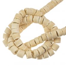 Coconut Beads (5 x 2 - 5 mm) Sahara Beige (150 pcs)