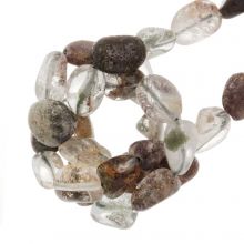 Lodolite Quartz Beads (2 - 19 x 3 - 8 x 2 - 7 mm) 50 pcs