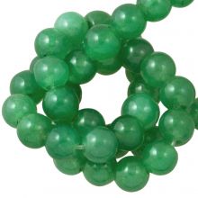 Green Jade Beads (8 mm) 48 pcs