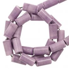 Agate Beads Colored (8 x 4 mm) Plum (45 pcs)