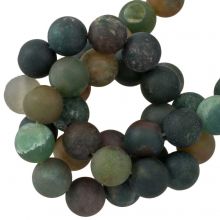 Indian Agate Beads Frosted (8 mm) 46 pcs