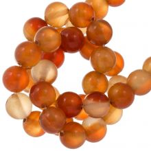 Carnelian Beads (6 mm) 62 pcs