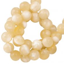 Honey Jade Beads (6 mm) 60 pcs