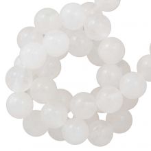 White Jade Beads (4 mm) 95 pcs