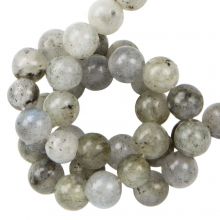 Labradorite Beads (4 mm) Light Grey (88 pcs)