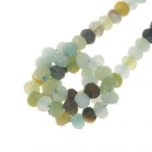 Amazonite Beads (3.5 - 4 x 2.5 - 3 mm) 118 pcs