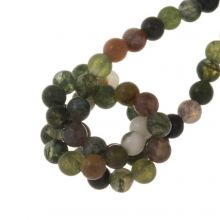 Indian Agate Beads (4 mm) 86 pcs
