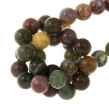 Indian Agate Beads (8 mm) 45 pcs